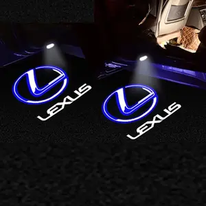 2pcs LED Car Logo Light Door Projector Lamp For LEXUS ES RX GX LS LX IS GS RC UX Series IS F IS250 IS300 IS350