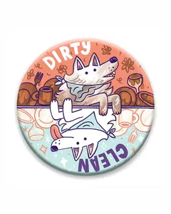Dirty / Clean Dog Dishwasher Magnet Dirty / Clean Dog Dishwasher Magnet