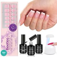 150Pcs Short Square+Top Base+Nail Glue+ Uv Lamp