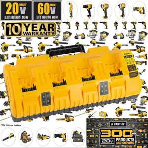 For DEWALT 12/20V DCB104 Charger Fast Charger Lithium XR DCB205