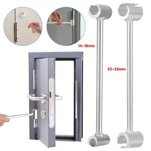 14-18mm & 23-25mm Door Hinges Gap Adjusting Wrench Fit Silver Durable Steel Construction Precise Adjustment