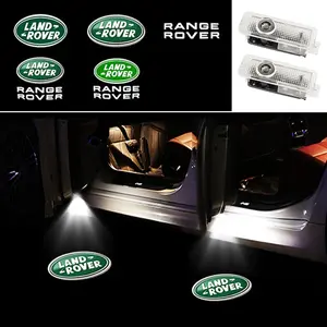 Land Rover LED Car Door Welcome Lights, High Definition Non-Fading Projection Lamp, Fits Discovery, Range Rover, Freelander Models, Car Ambient Lighting