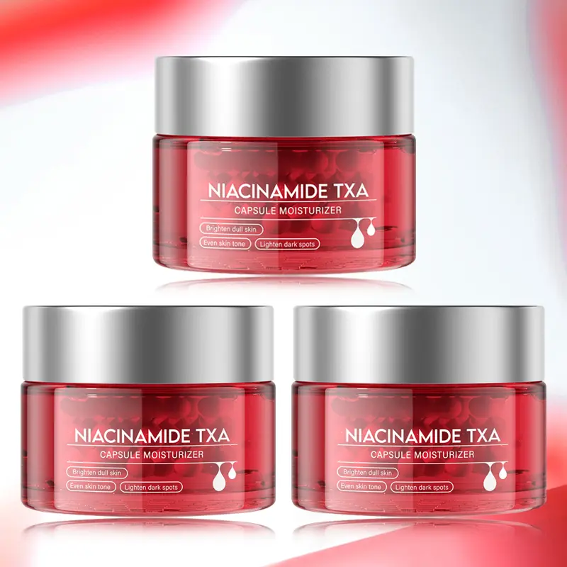 Capsule Cream with Tranexamic Acid & Niacinamide, Daily Smoothing Moisturizer for Radiant Skin, Uneven Tone & Texture, For All Skin Types, Niacinamide Moisturizers & Mists, Skin Lightening Moisturizers & Mists