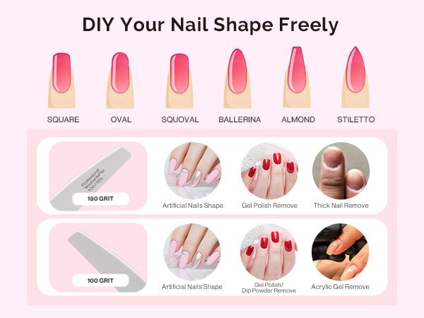 MelodySusie Gel Nail Polish Kit with UV Light P-ART06F- Popular Color Jelly Gel with Builder and Baser &Glossy Top Coat Soak Off Includes Nail Art Tools Nail Art Gift for Women & Girls Starter Kit