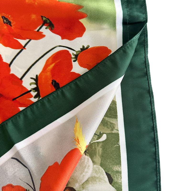 Women's Floral Print Moomoo & Scarf Set - Boho Casual Shawl Dress for Beach Vacation and Holiday Enjoyment, Ladies Clothes for All Seasons