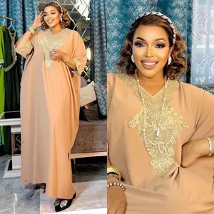Abayas For Women Dubai Luxury 2026 Chiffon Boubou Muslim Fashion Caftan Marocain Wedding Evening Party Dresses African Clothes