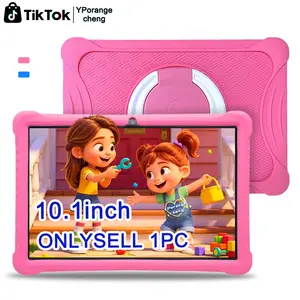 New Design 10.1-Inch Large Screen Tablet | 5G WiFi Android Tablet with HD Touchscreen & Dual Cameras | Includes Shockproof Protective Case | Educational & Entertainment Tablet for Students, Kids, and Office Work (Available in Blue/Pink)