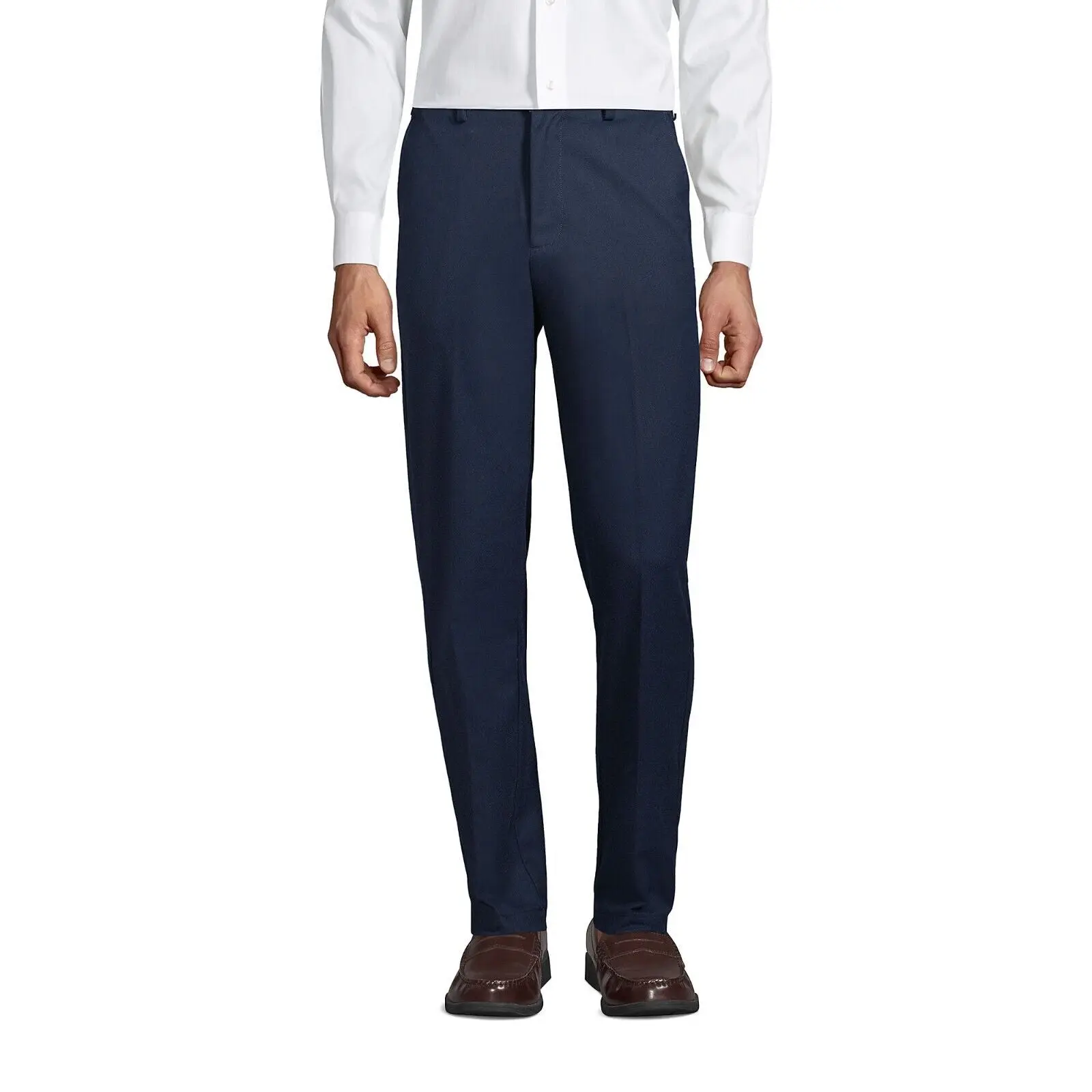 School Uniform Mens Plain Front Dress Pants size 38 Classic Fabric Classic Fabric Formal Menswear