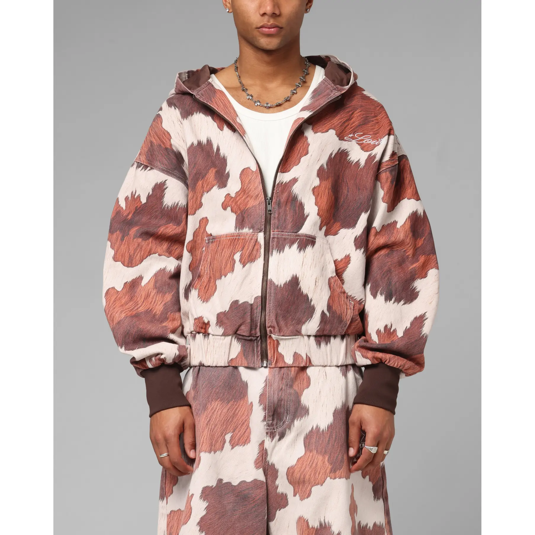 Loiter Hide Zip Jacket Cowhide
