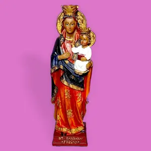 Erzulie Dantor 21 Division Haitian Vodoun Loa Statue, 8-in Religious Home Decor with Protective Power & Symbolic Art