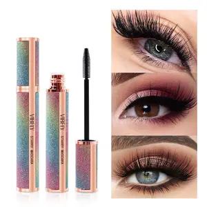 Starry Sky Mascara 4D Lengthening Volumizing Curling Waterproof Smudgeproof Long-Lasting Makeup for Dramatic Eyelashes
