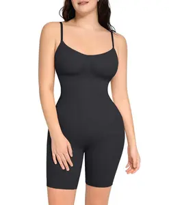 FeelinGirl High #LIVE STREAM  Waist Shaping Bodysuit for Women - Seamless Spaghetti Strap Butt Lifter with Tummy Control & Comfortable Stretchy Fabric