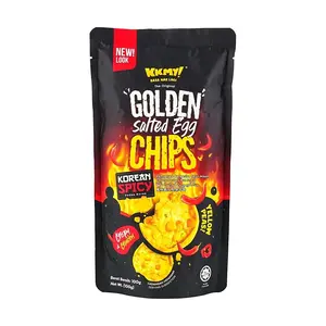 KKMY Malaysian Golden Salted Egg Yolk Nut Crisps Spicy Flavor 100g