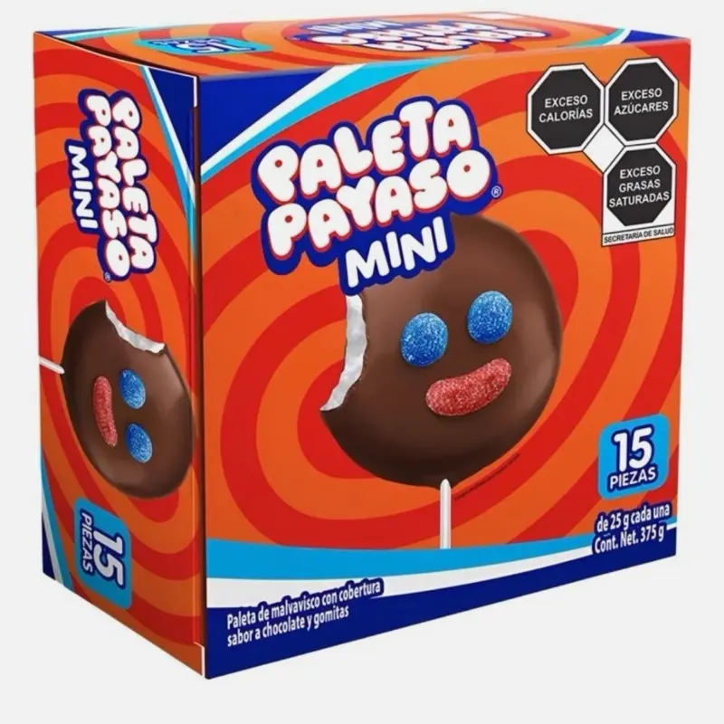 Paleta Payaso minis | 15pc | 375g