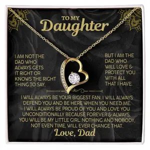 Forever and Always Love Necklace; Love Dad