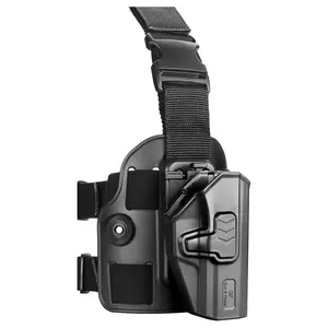Adjustable Drop Leg Holster Index Finger Release, Fits Sig P320 Compact/Subcompact/M18/X-Carry/X-Compact (9mm/.40) ,Right Hand