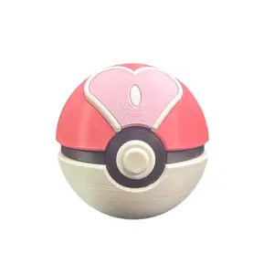 Love Ball - Inspired 3D Printed Poke Ball Collectible