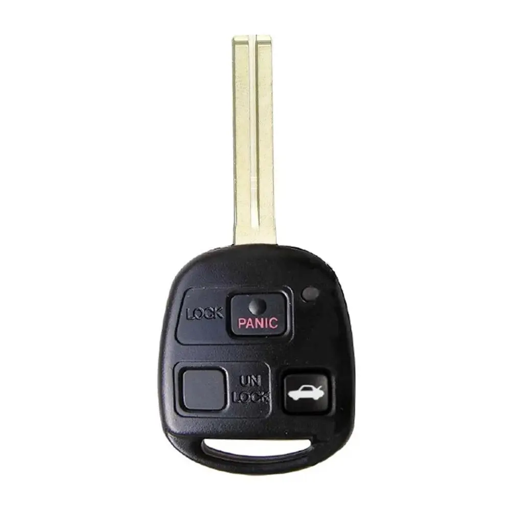 Aftermarket 3-Button Remote Key for 2007 Lexus ES330 - FCC# HYQ12BBT, Part# 89070-33750, 315MHz RF, Lock/Unlock, Trunk Control, Panic Button, Reusable Car Key Accessory