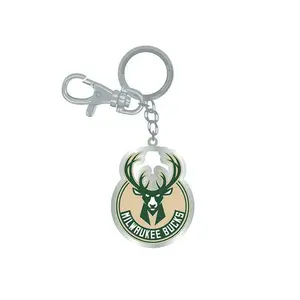 Pro Specialties Group Zamac Global Milwaukee Bucks Keychain
