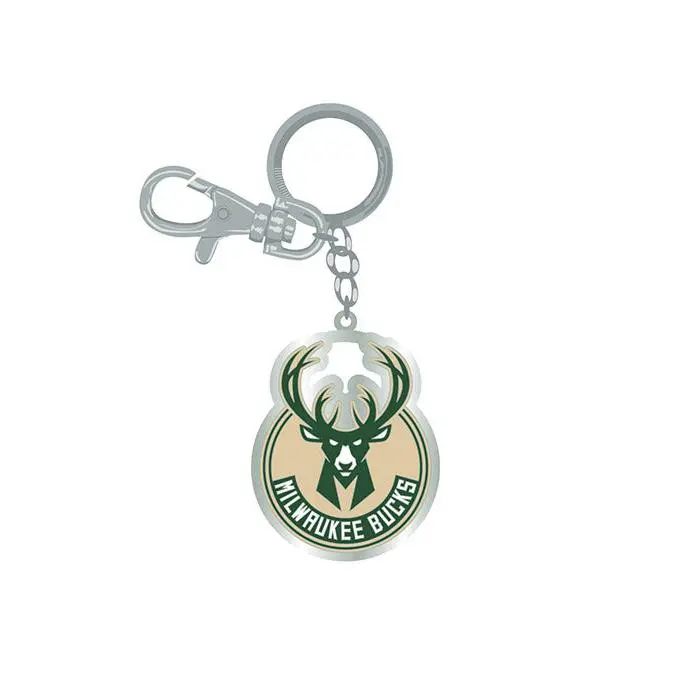 Pro Specialties Group Zamac Global Milwaukee Bucks Keychain