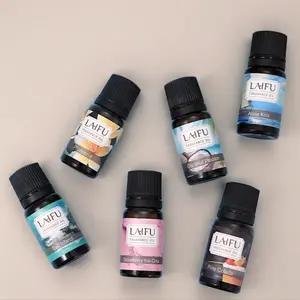 6x10ML Summer Essential Oils Set for Diffuser, Aromatherapy, Candle Making - Tropical Scents