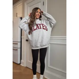 Tilly Pilates/Gym Reversible Oversized Mockneck Crew