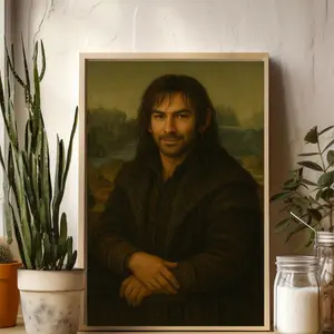 Brave Dwarven Archer Portrait Poster – Fantasy Parody Wall Art | Epic Adventure Print