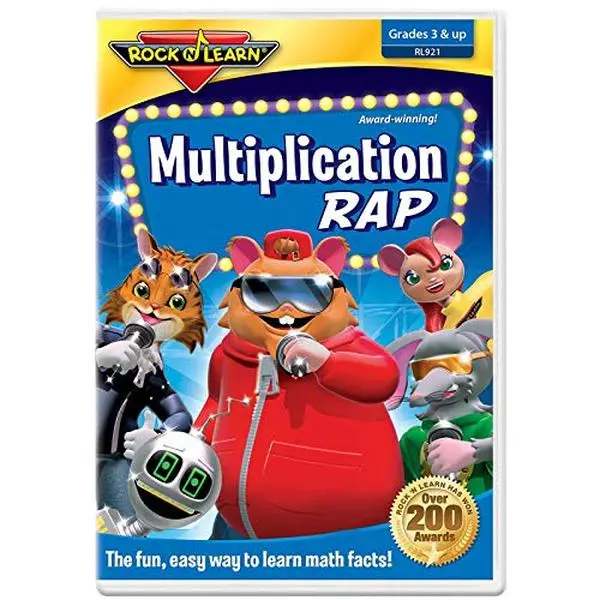 USED Book - Multiplication Rap DVD by Rock 'N Learn (DVD) - english