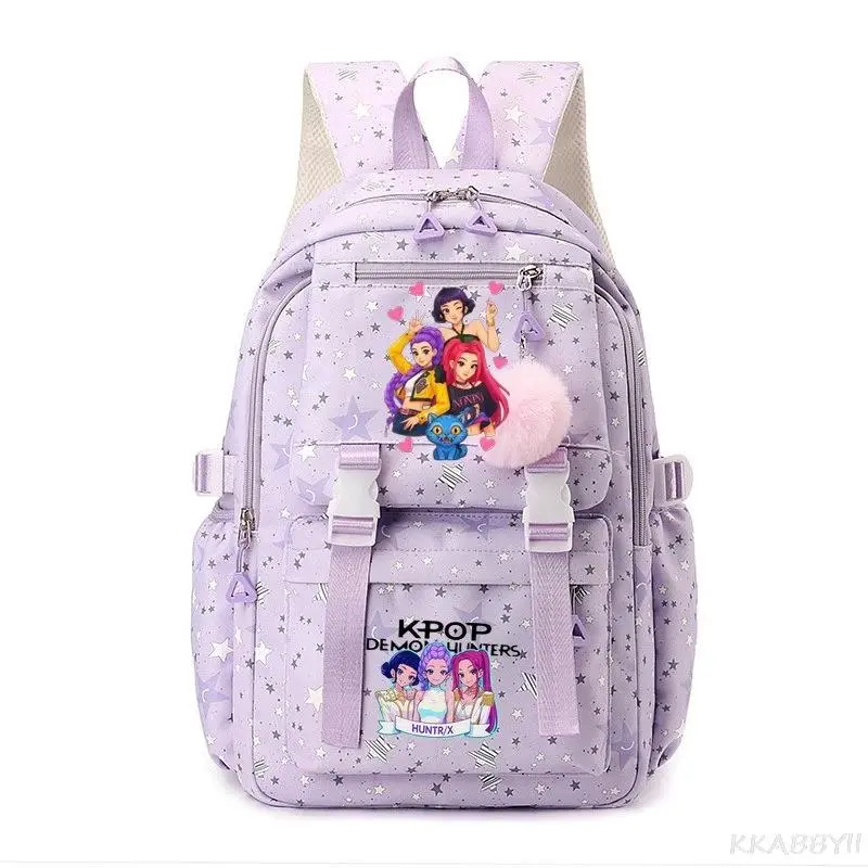 K-Pop Demon Hunt Backpacks College-style Capacity Student SchoolBag For Teenager Backpack For Women Girls Boys Daily Use