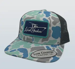 Low Country Comfort Co. 'Local Hooker' Charter Boat Woven Patch Snapback Trucker Hats