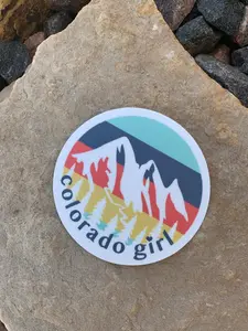 Colorado Girl Sunset Sticker