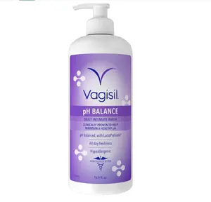 Vagisil Feminine Wash for Intimate Area Hygiene, pH Balance, Gynecologist Tested, Hypoallergenic, 16.9 oz with Pump