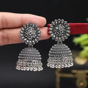 Black Color Glass Stone Oxidized