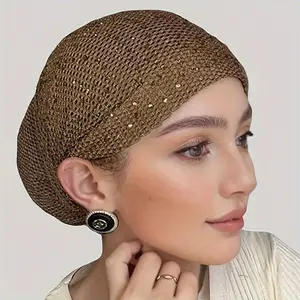 1-3pcs of single-layer drilling spring and summer Baotou mesh caps