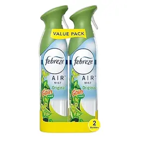 2 Count Air 8.8 oz. Original Gain Scent Air Freshener Spray Blue/Green Fragrance Light Odor Eliminator Mist Aroma Blend Scented