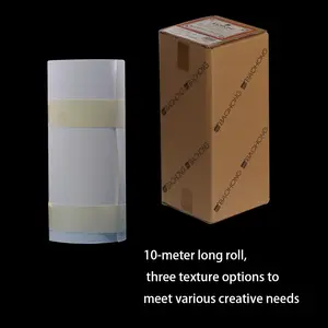 B  BAOHONG BHPAI Academy Watercolor Paper Roll 140 lb /300gsm Perfect for Watercolor, Gouache, Ink, Acrylic Painting Paper Freedom of cropping A4A5A6 ( 10.63 Inches × 393.70 Inches）
