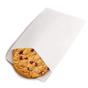 Wax Paper Bags, Glassine Bags 4x6 Inches, 100 count White Paper Cookie Sleeves for