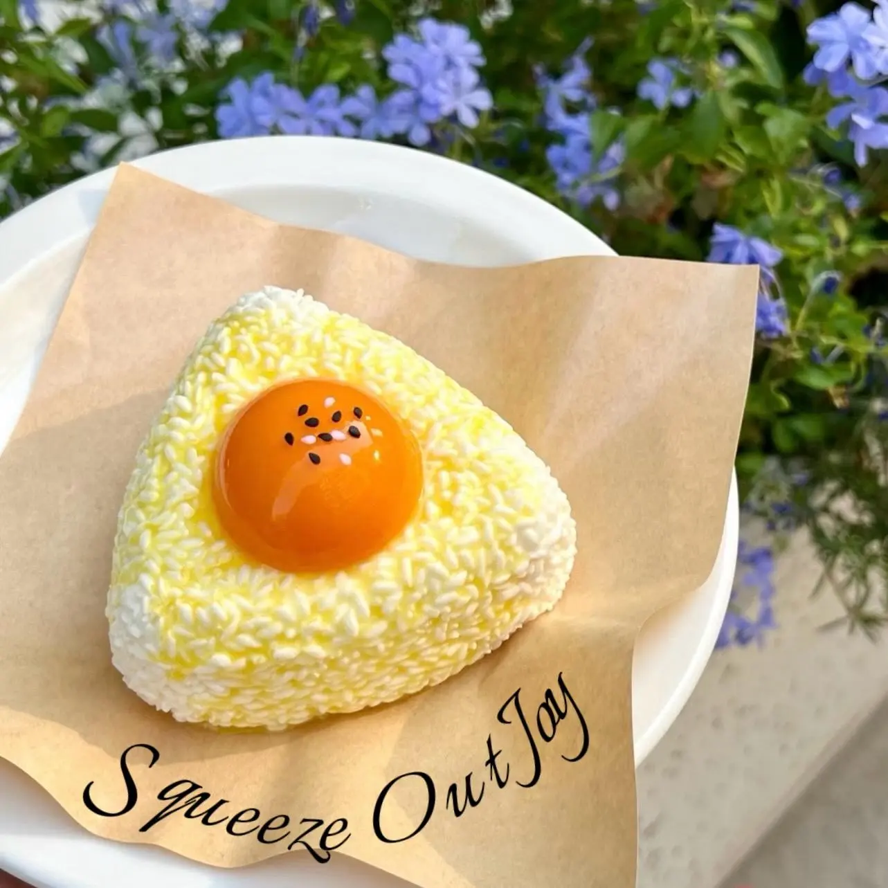 1pc Rice Ball Squishy Toy, Squishy Sensory Fidgets, Stress Relief Desk Tool, Durable Unique Design, Perfect for Office Home Birthday Gift