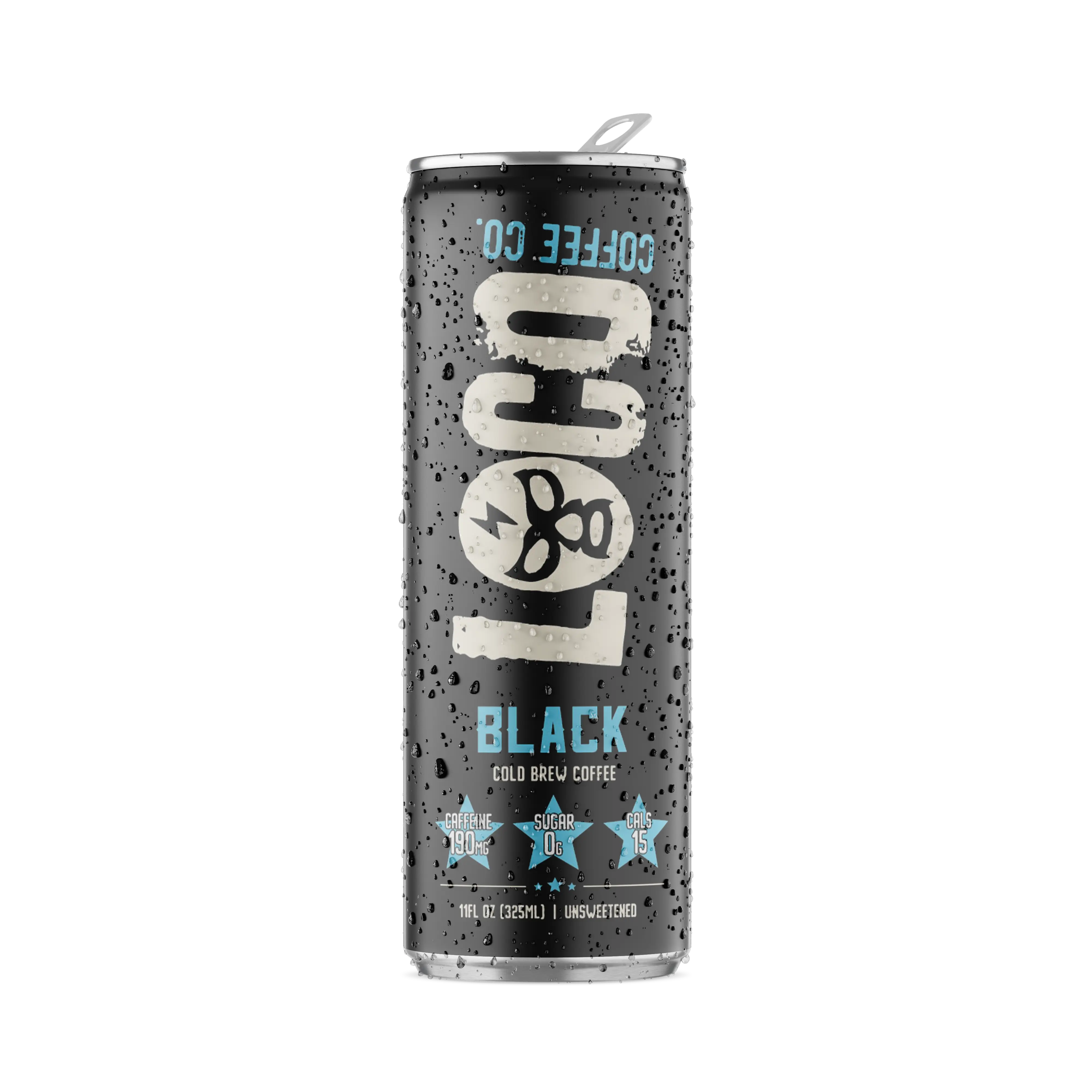 Loco Coffee Black Cold Brew 11 Ounce Can, 12 Count | Zero Sugar, 190mg Caffeine | Gluten Free and Dairy Free | Low Calorie Iced Coffee