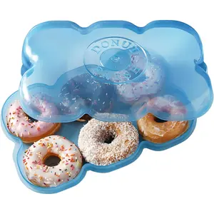 Donut Fresh Container (Holds 6 Donuts) - Reusable Donut Storage/Donut Saver Container - Eco Friendly - A Shark Tank Product