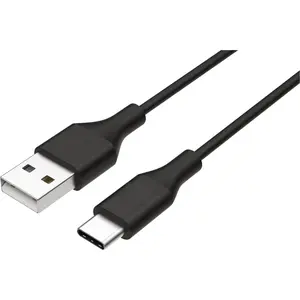 212 MAIN USB Type-C to USB-A 2.0 Male Charging & Sync Cord - 6ft Length Black Electronic Connector for Smartphone, Cellphone Mobile Devices (SANOXY-CABLE1)