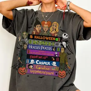 Comfort Colors 90s Style Retro Vintage Halloween , Halloween Movies , Funny Halloween , Halloween Horror , Halloween Characters