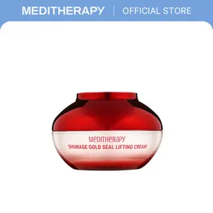 Shumage Gold Seal GlowLift Cream | Tightens Sagging Cheeks & Jawline | Gold-Layer Lifting Texture for Glow Boost & Mirror Skin | MEDITHERAPY Official