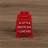 1pc Valentine's Day Gift, Romantic Valentine's Day Message Desk Gift, A Little Sign To Say I Love You, Fashion Sign Desk Gift For Girlfriends And Boyfriends, Home Office Decoration, Desk Signage Decoration, Home Decor Gifts, Decor Signs