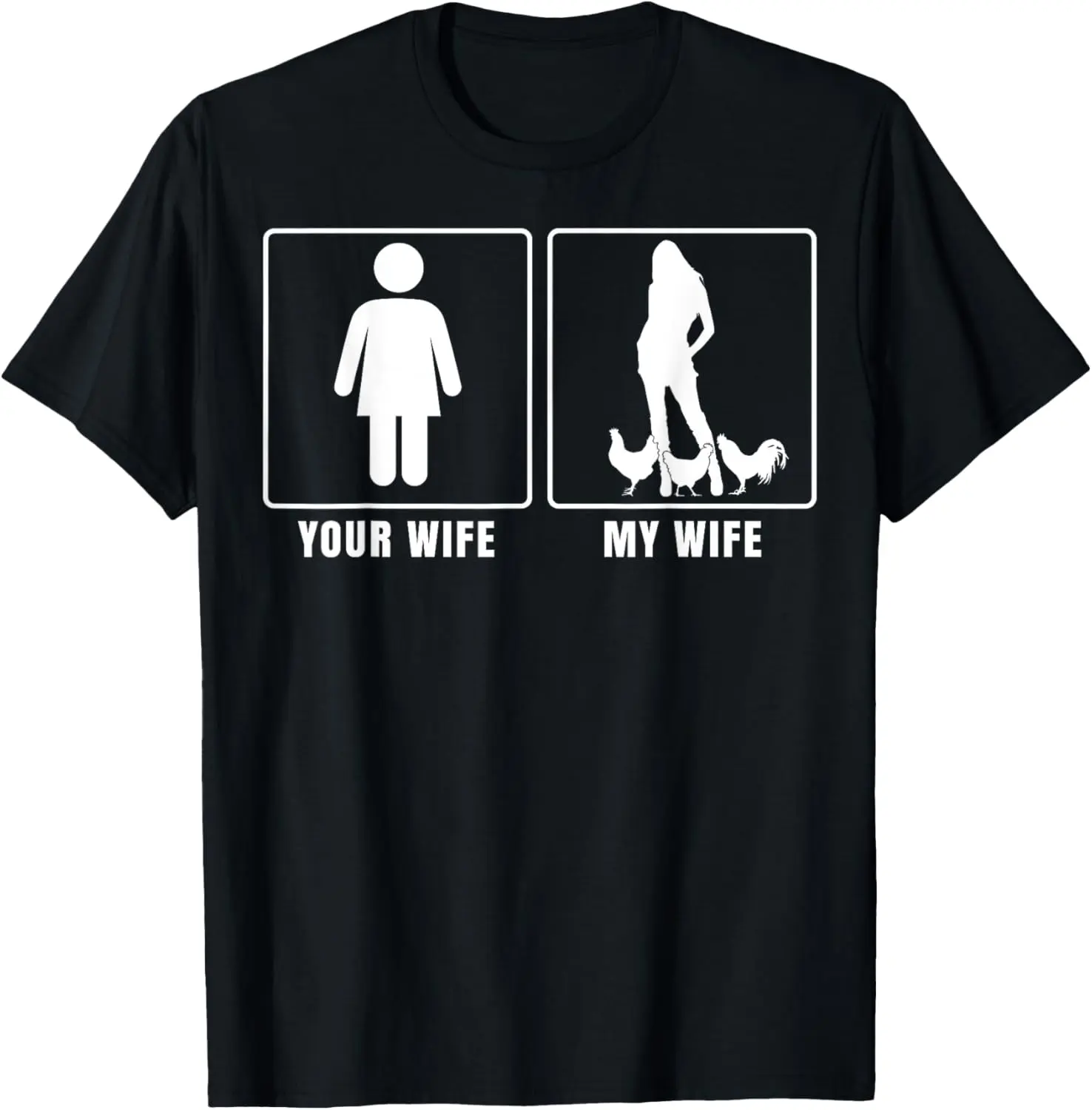 100% Cotton Top Your Wife My Wife Farmer Tee Farm Life Gift für Ehemann T-Shirt