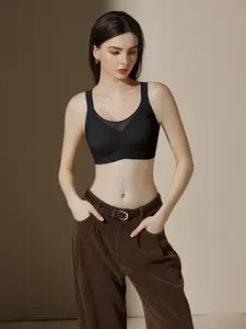Womens Wireless Jelly Bra Plus Size Supportive Seamless Bras Full Coverage Push Up Comfortable No Underwire Tshirt Bras Plus Size