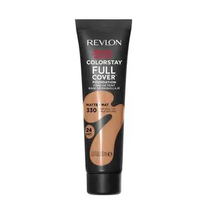 Color Stay Full Coverage Cream Foundation Makeup, Matte Finish, 330 Natural Tan, 1 fl oz