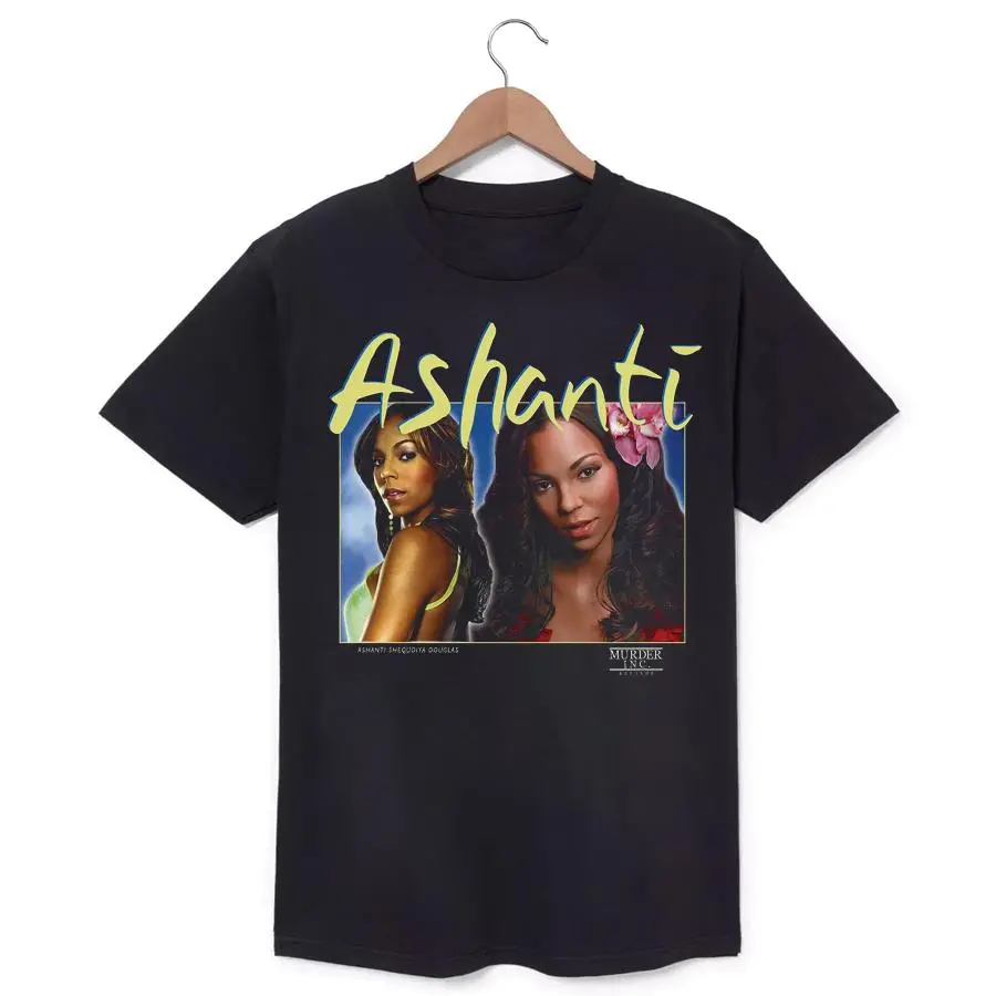 Vintage Ashanti Bootleg T-Shirt Front Design Music Tee for True Fans HGB30710