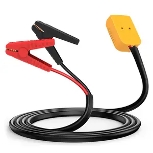 Battery Jump Starter 8AWG Jumper Cable Clamps Automotive Booster Cable Compatible for Dewalt 18V/20V Battery