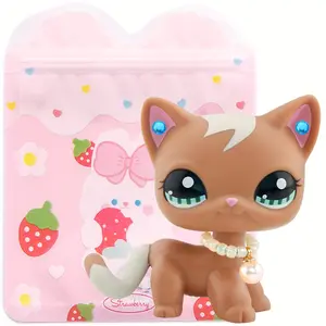 Lps Cat Collectible Dolls, Different Eyes, Mini Pet Shop Rare Figure, Accessories Included, Perfect Gift for Holidays